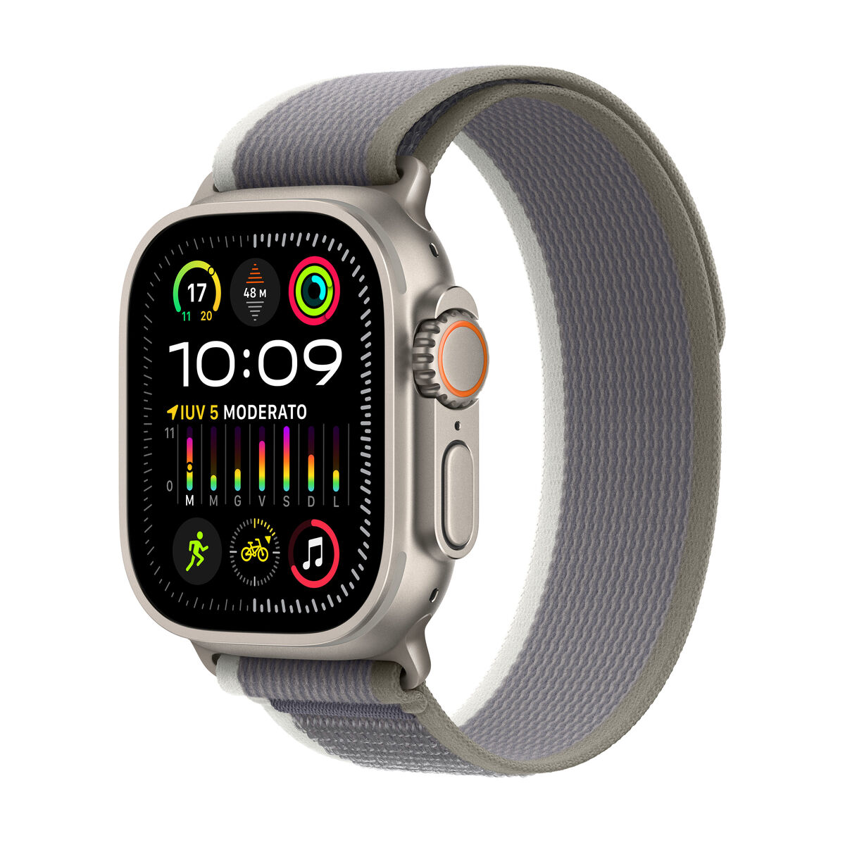 Osta tuote Älykello Watch Ultra 2 Apple MRF33TY/A Kullattu 1,92″ 49 mm verkkokaupastamme Korhone: Tietokoneet & Elektroniikka 20% alennuksella koodilla VIIKONLOPPU